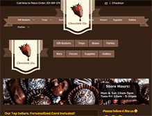 Tablet Screenshot of chocolateetc.com